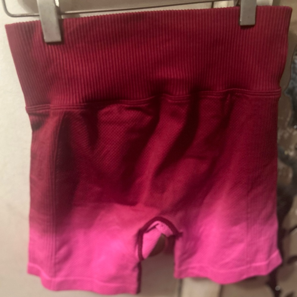 Active USA Women's Pink Bike Shorts